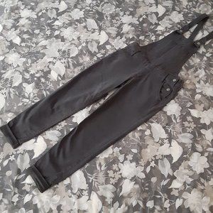 Hollister -grey cotton/ jean bib overalls sz XS